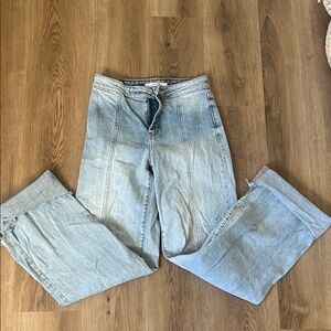 Casual Light Blue Boyfriend Jeans